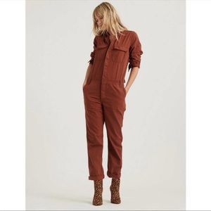 Lucky Brand Broiler Suit in rust color